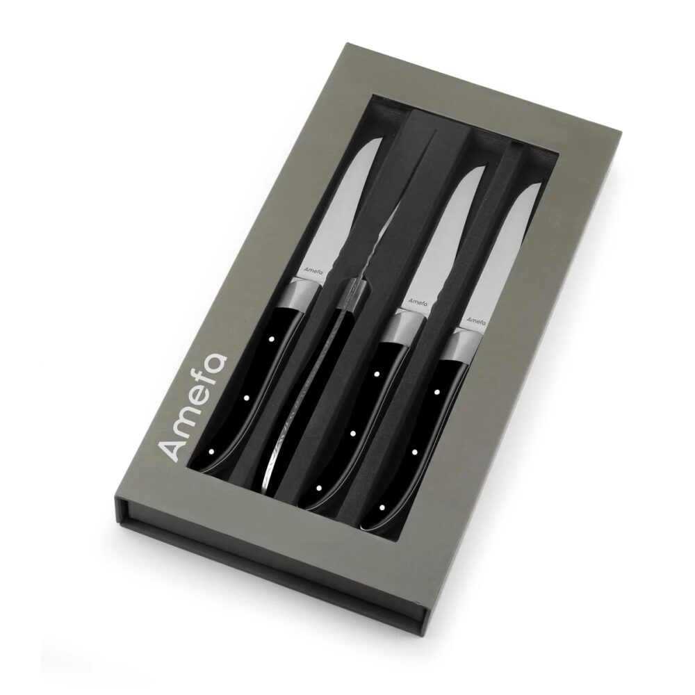 ROYAL STEAK Set 4 coltelli bistecca nero - immagine 5